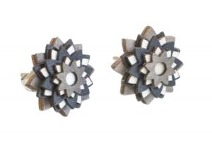 Dřevěné náušnice Nox Star Flower Earrings