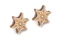 Dřevěné náušnice Snowflake Earrings