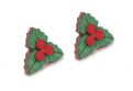 Dřevěné náušnice Holly Earrings