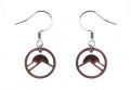 Dřevěné náušnice Sunset Earrings