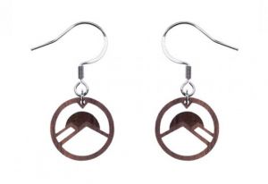 Dřevěné náušnice Sunset Earrings