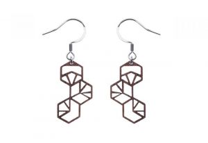 Dřevěné náušnice Trillo  Earrings