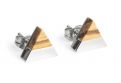 Kovové náušnice Lini Earrings Triangle