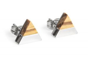 Kovové náušnice Lini Earrings Triangle
