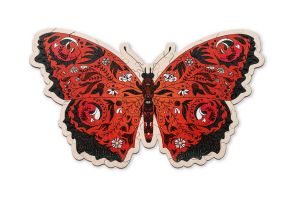 Dřevěné puzzle Motýl