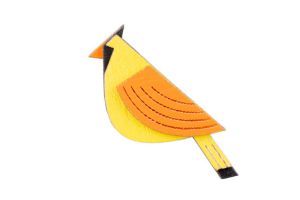 Dřevěná brož Sunny Cutebird Brooch