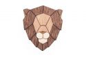 Dřevěná brož Lion Brooch