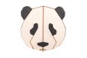 Dřevěná brož Panda Brooch