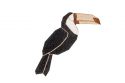 Dřevěná brož Toucan Brooch