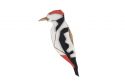 Dřevěná brož Woodpecker Brooch