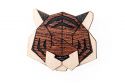 Dřevěná brož Tiger Brooch