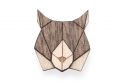 Dřevěná brož Lynx Brooch