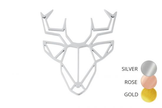 Kovová brož Deer Steel Brooch
