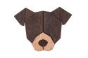 Dřevěná brož American Pit Bull Terrier Brooch
