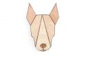 Dřevěná brož Bull Terrier Brooch