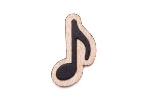 Dřevěná brož Tone Brooch