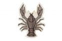 Dřevěná brož Cancer Brooch