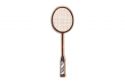 Dřevěná brož Badmintonová pálka