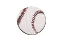 Dřevěná brož Baseballový míč
