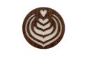 Dřevěná brož Latté Art Brooch