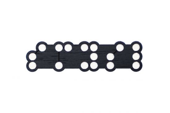Dřevěná brož Smysl Brooch