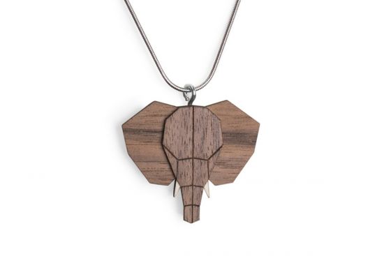 Dřevěný přívěsek Elephant Pendant