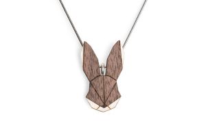 Dřevěný přívěsek Hare Pendant