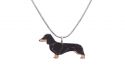 Dřevěný přívěsek Walking Dachshund Pendant
