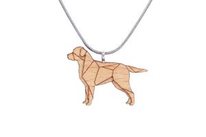 Dřevěný přívěsek Walking Labrador Pendant