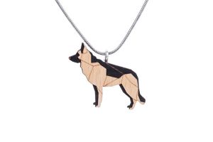 Dřevěný přívěsek Walking Shepherd Pendant