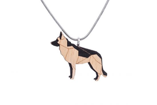 Dřevěný přívěsek Walking Shepherd Pendant