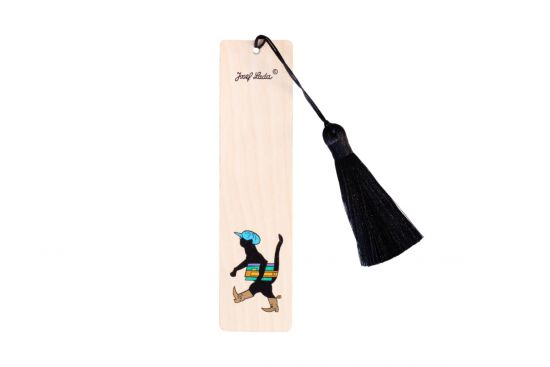 Dřevěná záložka do knihy Kocour Mikeš – Josef Lada © Dřevěná záložka do knihy Kocour Mikeš – Josef Lada ©