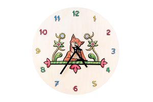 Dřevěné hodiny Chytrá kmotra liška – Josef Lada © Dřevěné hodiny Chytrá kmotra liška – Josef Lada ©