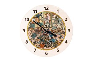 Dřevěné hodiny Hospodská rvačka – Josef Lada © Dřevěné hodiny Hospodská rvačka – Josef Lada ©