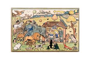 Dřevěný betlém Zvířátka – Josef Lada © Dřevěný betlém Zvířátka – Josef Lada ©