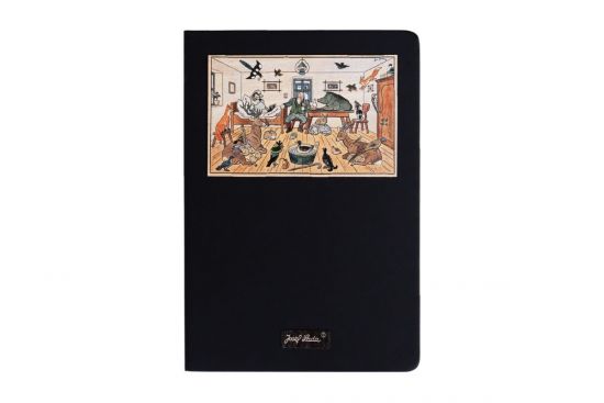 Zápisník A5 – Zvířátka přezimují v hájovně – Josef Lada © Zápisník A5 – Zvířátka přezimují v hájovně – Josef Lada ©