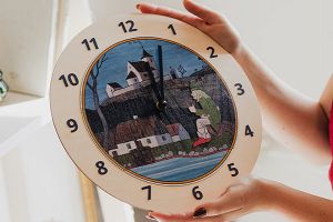 Dřevěné hodiny Vodník – Josef Lada © Dřevěné hodiny Vodník – Josef Lada ©