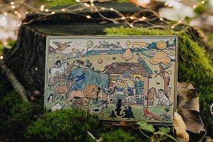 Dřevěný betlém Zvířátka – Josef Lada © Dřevěný betlém Zvířátka – Josef Lada ©