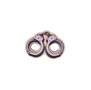 Dřevěná brož Pouta