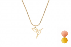 Kovový přívěsek Bird Steel Pendant