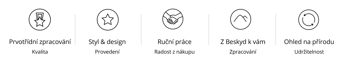 Výrobky z BeWooden jsou ručně vyráběné s ohledem na přírodu